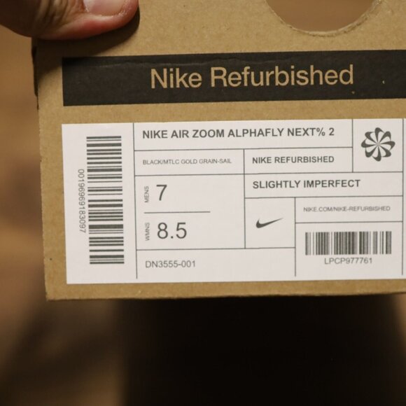 Nike Air Zoom Alphafly NEXT% 2 'Black Gold' DN3555-001 Women's 8.5 - Picture 8 of 8